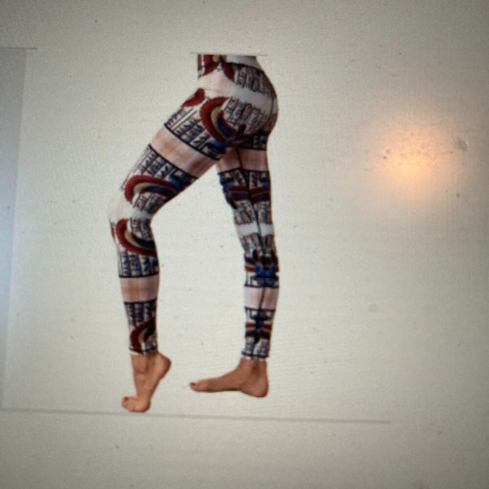AZ I AM Art Leggings-Original Goddess